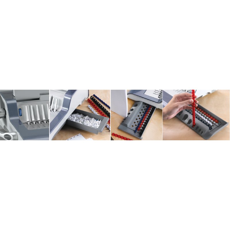 Fellowes Quasar E machine à relier, électronique, jusqu'à A4, capacité 500 feuilles