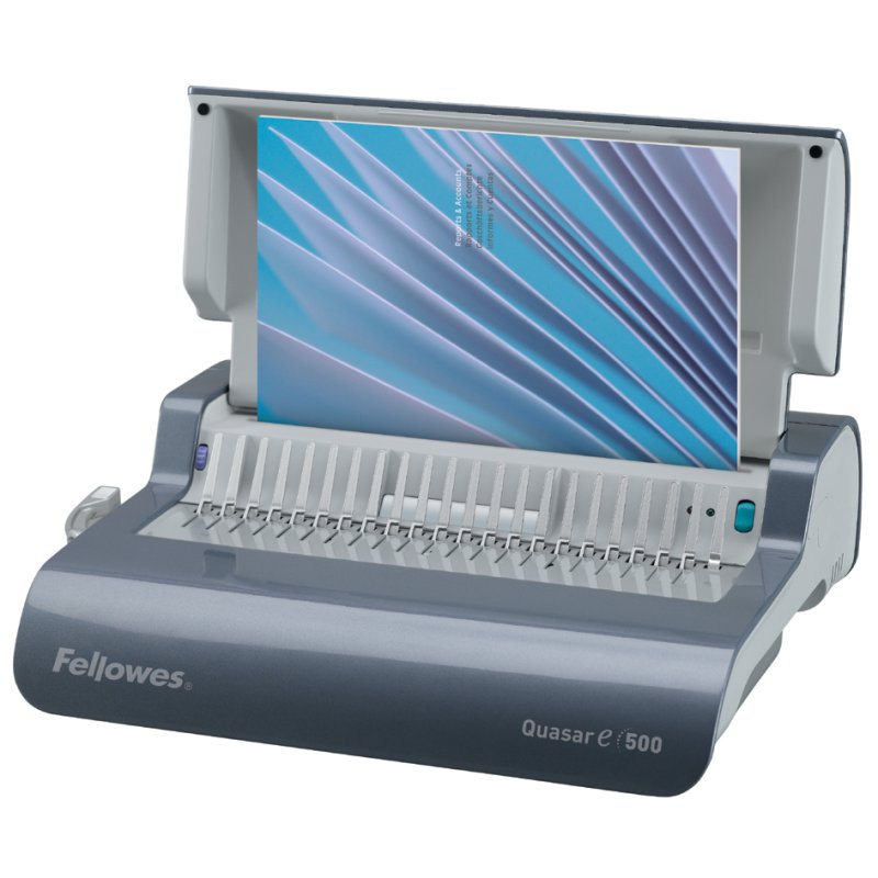 Fellowes Quasar E machine à relier, électronique, jusqu'à A4, capacité 500 feuilles