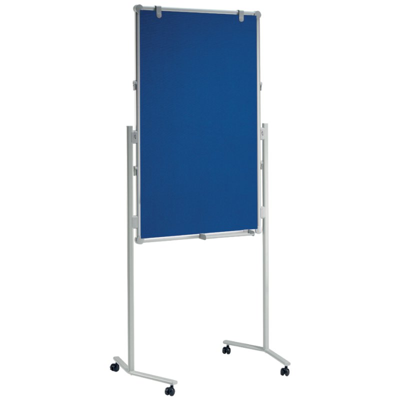 MAUL table de modération MAULpro, 750×1200 mm, bleu/blanc
