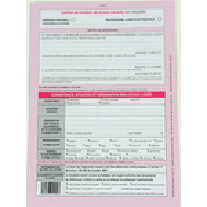 WEBER huurcontract formulier, 4 pagina's, Franse wetgeving conform