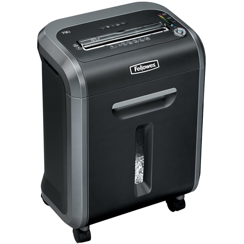 Fellowes papiervernietiger Powershred 79Ci, P-4 beveiliging, 16 vel, zwart/zilver