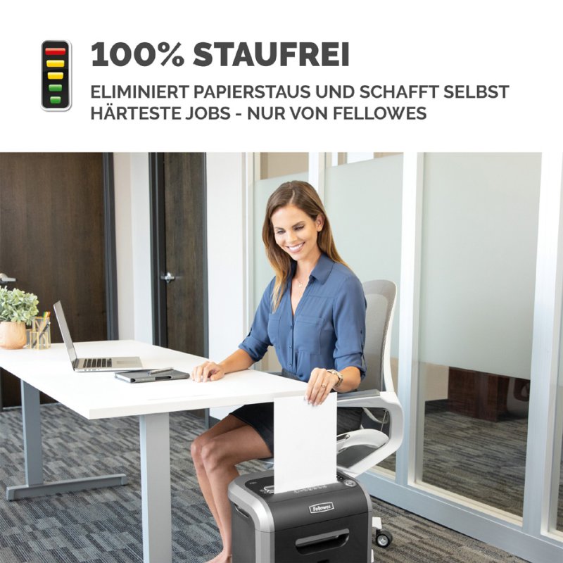 Fellowes papiervernietiger Powershred 79Ci, P-4 beveiliging, 16 vel, zwart/zilver