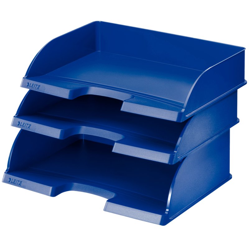 LEITZ bac à documents Plus Jumbo A4, polystyrène, bleu