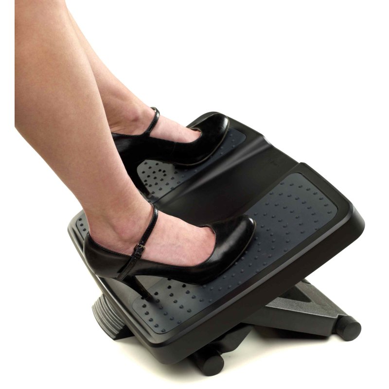 Fellowes Professional Series Profi footrest, black, height adjustable, plastic