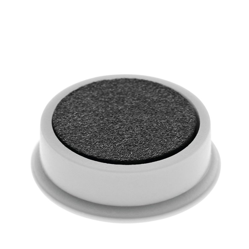magnetoplan Discofix aimants ronds mini, blanc, 19 mm, 10 pièces