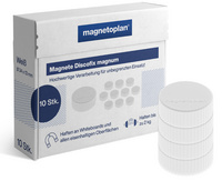 magnetoplan ronde magneten Discofix magnum, groen, 34 mm, 10 stuks