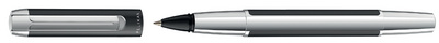 Pelikan inktroller Pura, zilver, zwarte vulling, lijndikte M
