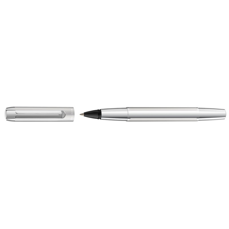 Pelikan roller à encre PURA, vert pétrole, boîtier aluminium, recharge noire