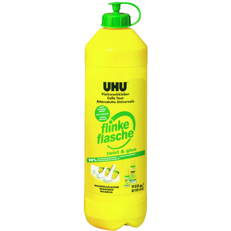 UHU Colle universelle flacon ReNature, rechargeabl, 100 g