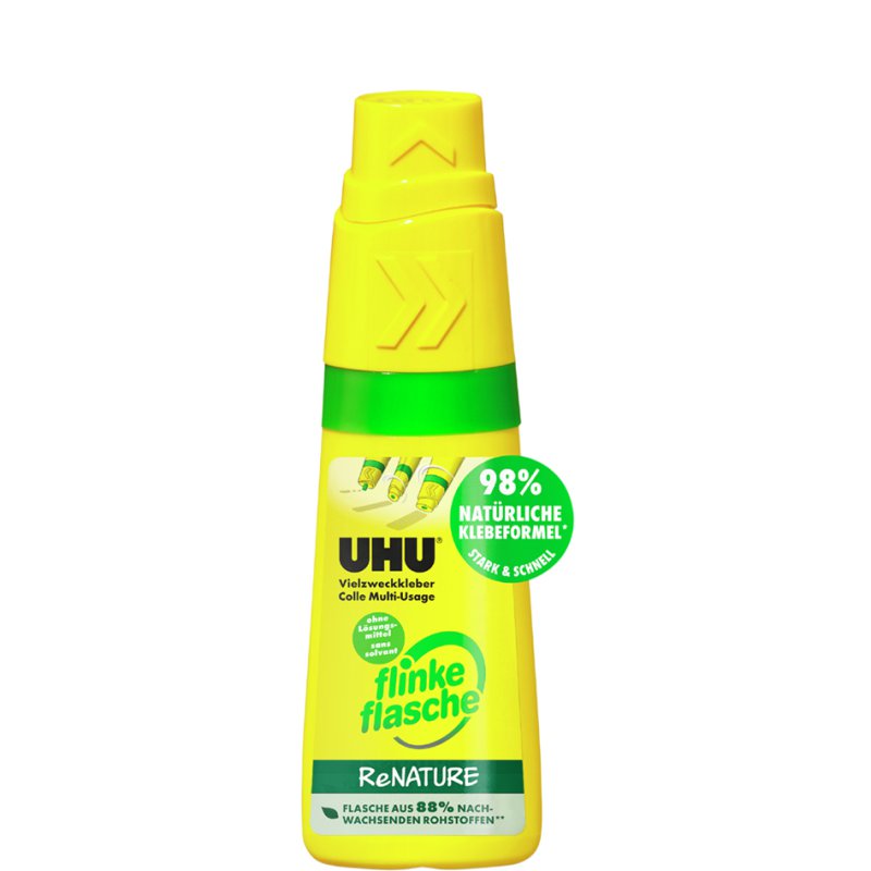 UHU Colle universelle flacon ReNature, rechargeabl, 100 g