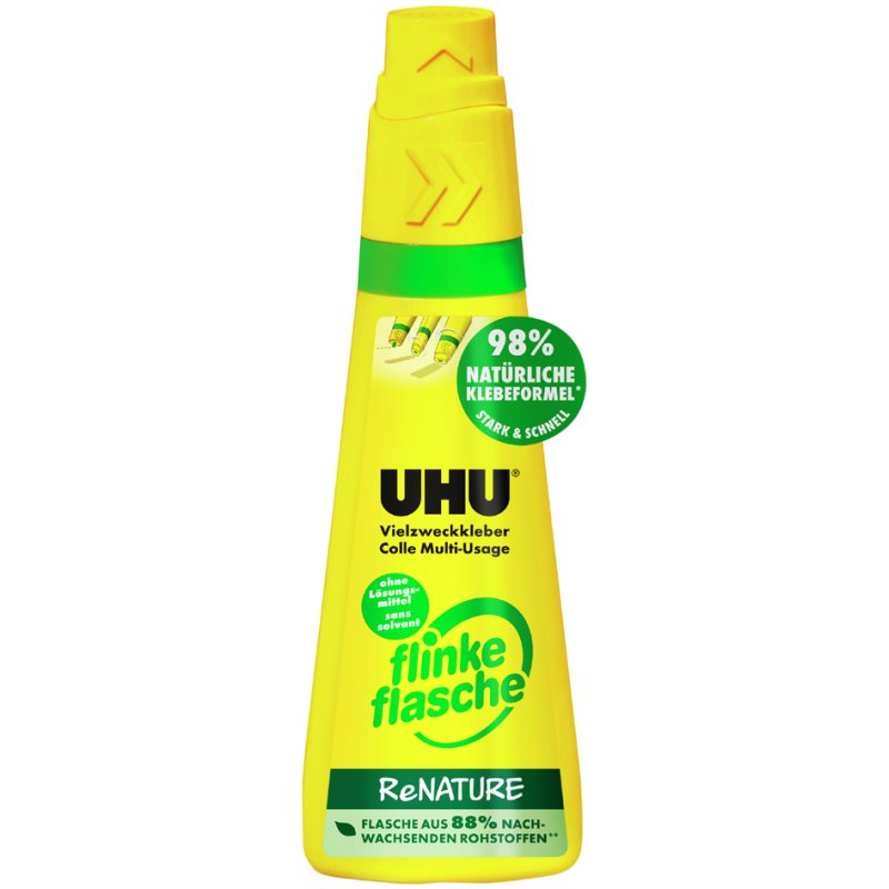 UHU Colle universelle flacon ReNature, rechargeabl, 100 g