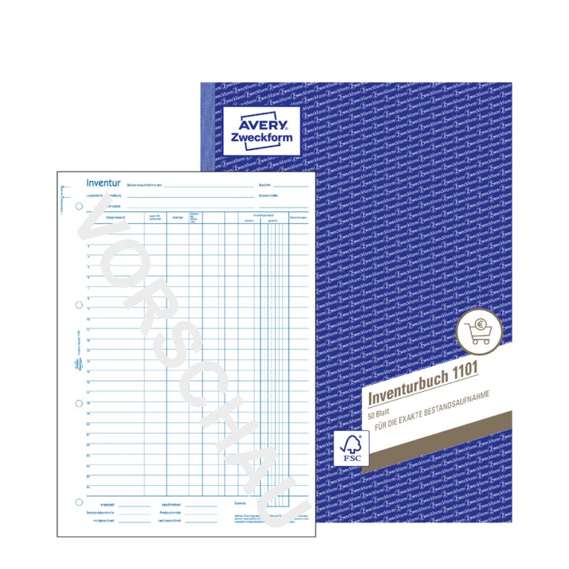 AVERY Zweckform carnet de bons de commande A5, blanc/jaune, autocopiant, 2 x 40 feuilles