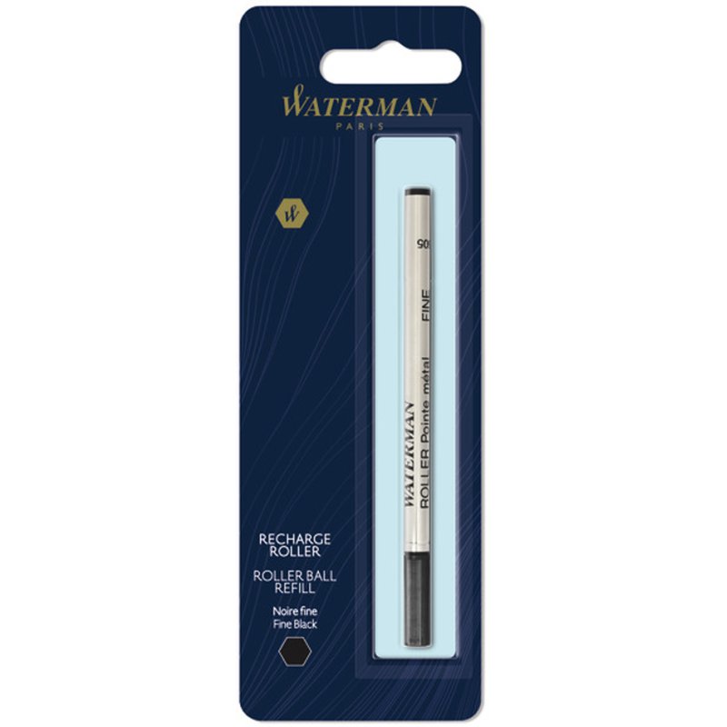 WATERMAN recharges roller, noir, F, 2 pièces