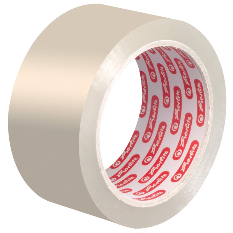 herlitz verpakkingsplakband, herbruikbaar, transparant, 50 mm × 66 m