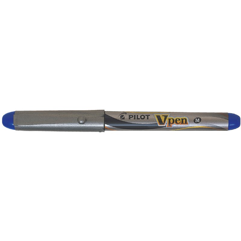 PILOT stylo à bille jetable V-Pen Silver, violet, 0,5 mm