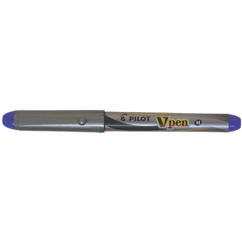 PILOT stylo à bille jetable V-Pen Silver, violet, 0,5 mm
