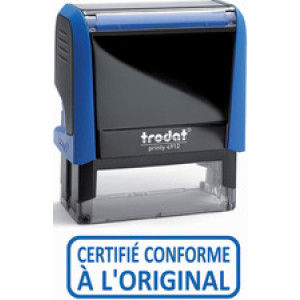 trodat tekststempel X-Print 4912 GEWAARMERKT CONFORM, zelfinkleurend, 42×12 mm, blauw