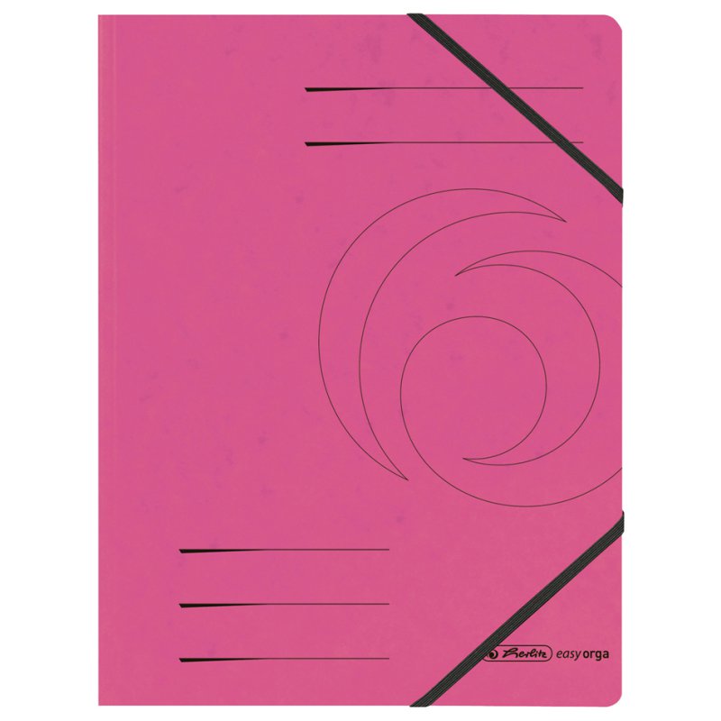 herlitz hoekclipmap A4, blauw, karton