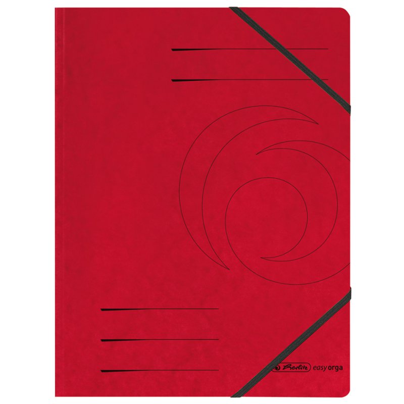 herlitz hoekclipmap A4, blauw, karton