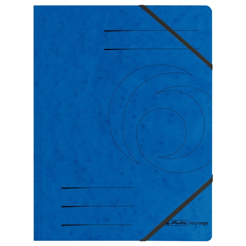 herlitz hoekclipmap A4, blauw, karton