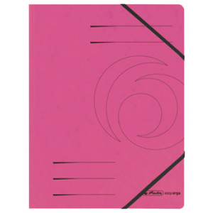 herlitz elastomap A4, donkergrijs karton, 355 g/m²