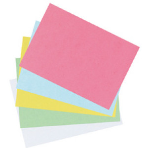 Herlitz - Indexkaarten - Formaat A6 - Blanco - Blauw