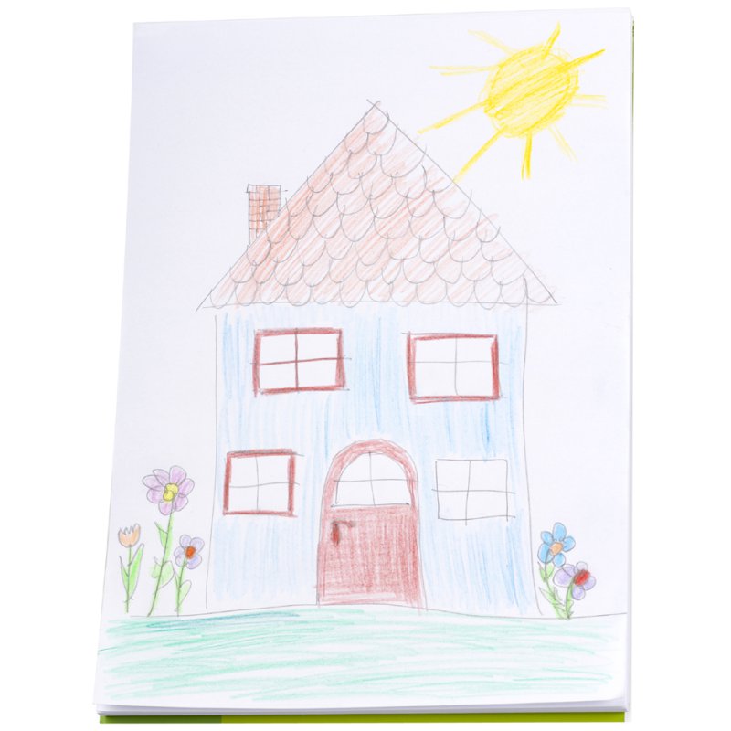 Oxford Junior cahier de bricolage Pootjes, A4, 100 feuilles, perforé 4 trous