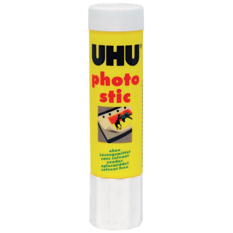 UHU bâton de colle photo stick 21, transparent, 21 g