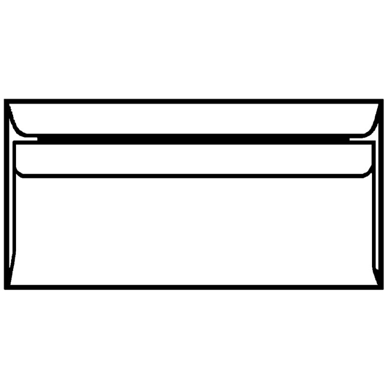 herlitz envelop met venster, lang formaat, wit, 100 stuks