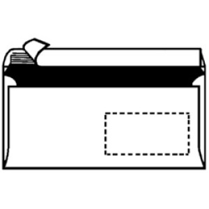 herlitz envelop C6, zonder venster, wit, 25 stuks
