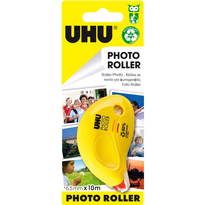 UHU glue roller for photos, removable