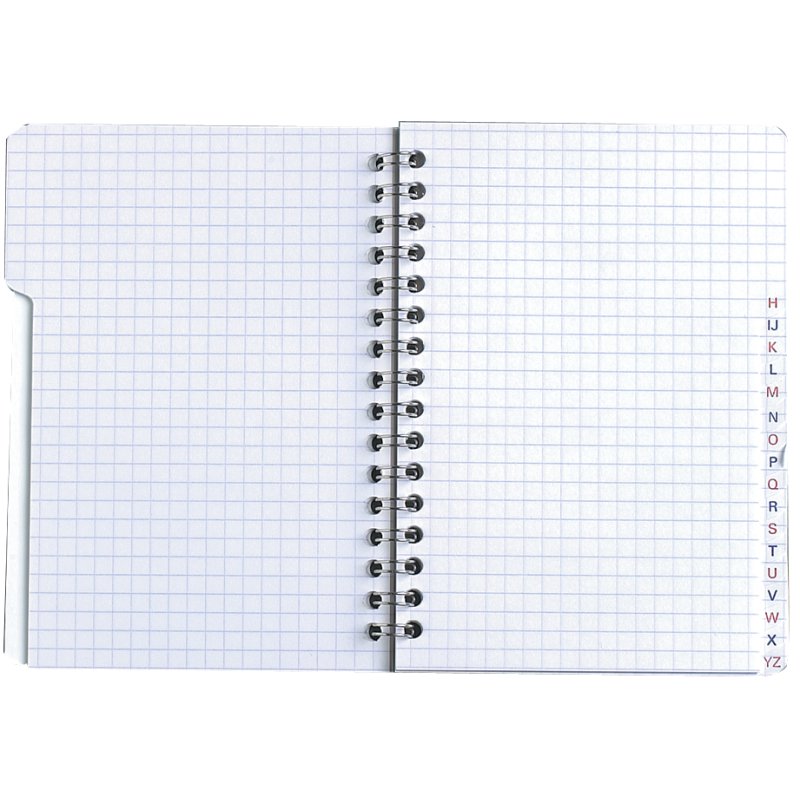 Oxford bloc à spirales avec intercalaire, spirale, 170×220 mm, 90 feuilles