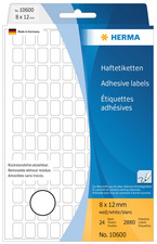 HERMA universele etiketten, 12×18 mm, wit, 1.344 stuks