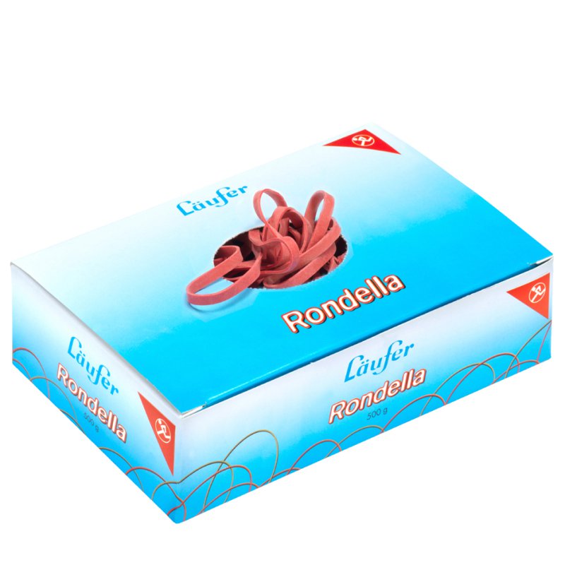 RONDELLA Élastiques, rouge, 80 × 2 mm, 500 g