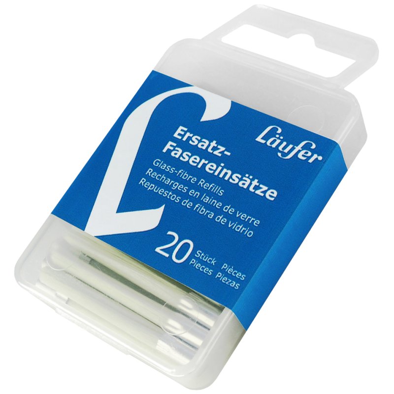 Läufer Fibres de remplacement pour gomme verre, 20 pièces