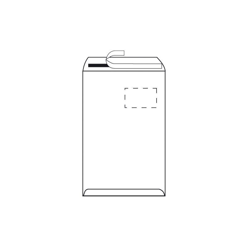 herlitz verzendtas C4, zonder venster, wit, 10 stuks