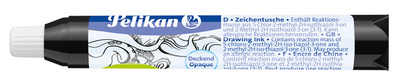Pelikan inktpatroon, zwart, 9 ml, met drukbal en pipet