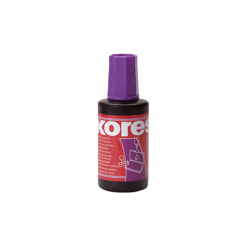 Kores stempelinkt, blauw, 28 ml