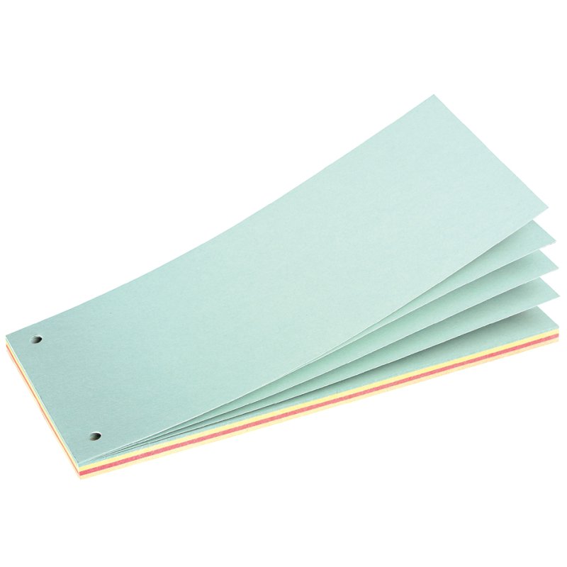 herlitz tabbladen A4, gekleurd, 190 g/m², 40 vel