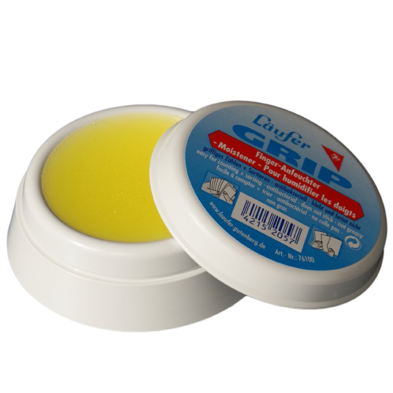 Läufer Fingera finger moistener, yellow, diameter 70 mm, height 17 mm