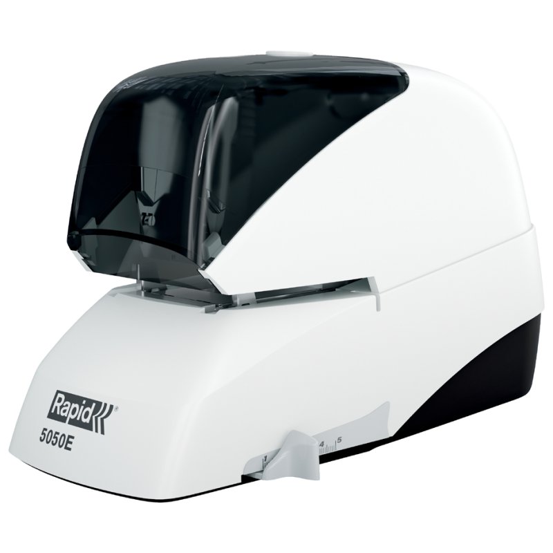 Rapid agrafeuse électrique Supreme 5050e, argent/orange, 50 feuilles