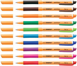 STABILO gelrollerpen punt-visco, blauw, 0,5 mm