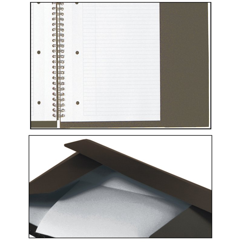 Oxford International cahier de réunion ligné, A4+, 80 feuilles, 80 g/m²