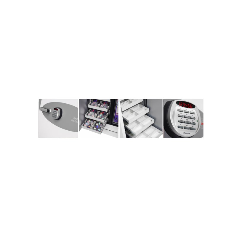 Phoenix DATA COMMANDER coffre-fort, serrure électronique, protection incendie 120 min, 457 litres