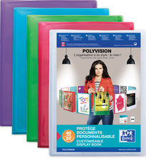 Oxford presentatiemap POLYVISION, 20 hoezen, A4, transparant