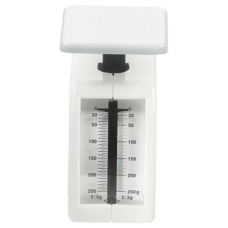 WEDO balance à ressort Handy 250, blanc, capacité de pesée 250 g