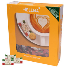HELLMA biscotti amandel koekjes, 250 stuks, 2,3 g per stuk
