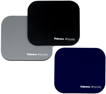 Fellowes muismat Microban, neopreen met polyester, blauw, 230×200 mm