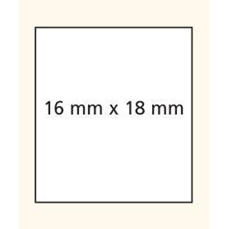 APLI étiquettes de prix, 21×12 mm, blanc, 6 rouleaux de 1000 pièces