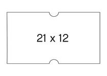 APLI etiketten voor prijstang, 16×18 mm, wit, 8000 stuks